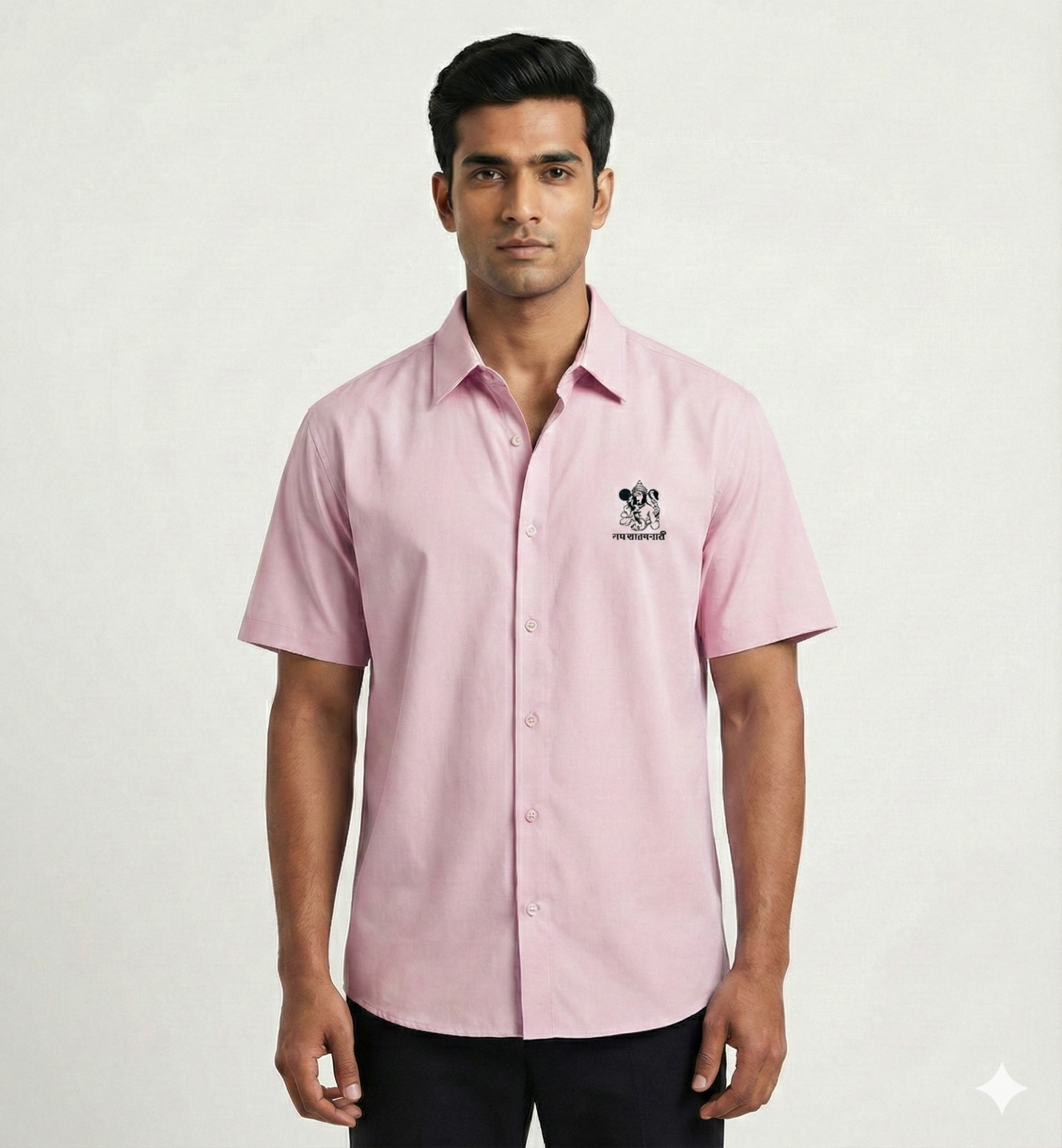 Bajrang Bali – Pocket Embroidery Oversized Shirt