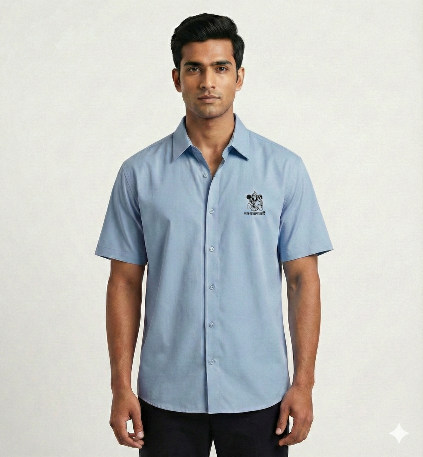 Bajrang Bali – Pocket Embroidery Oversized Shirt