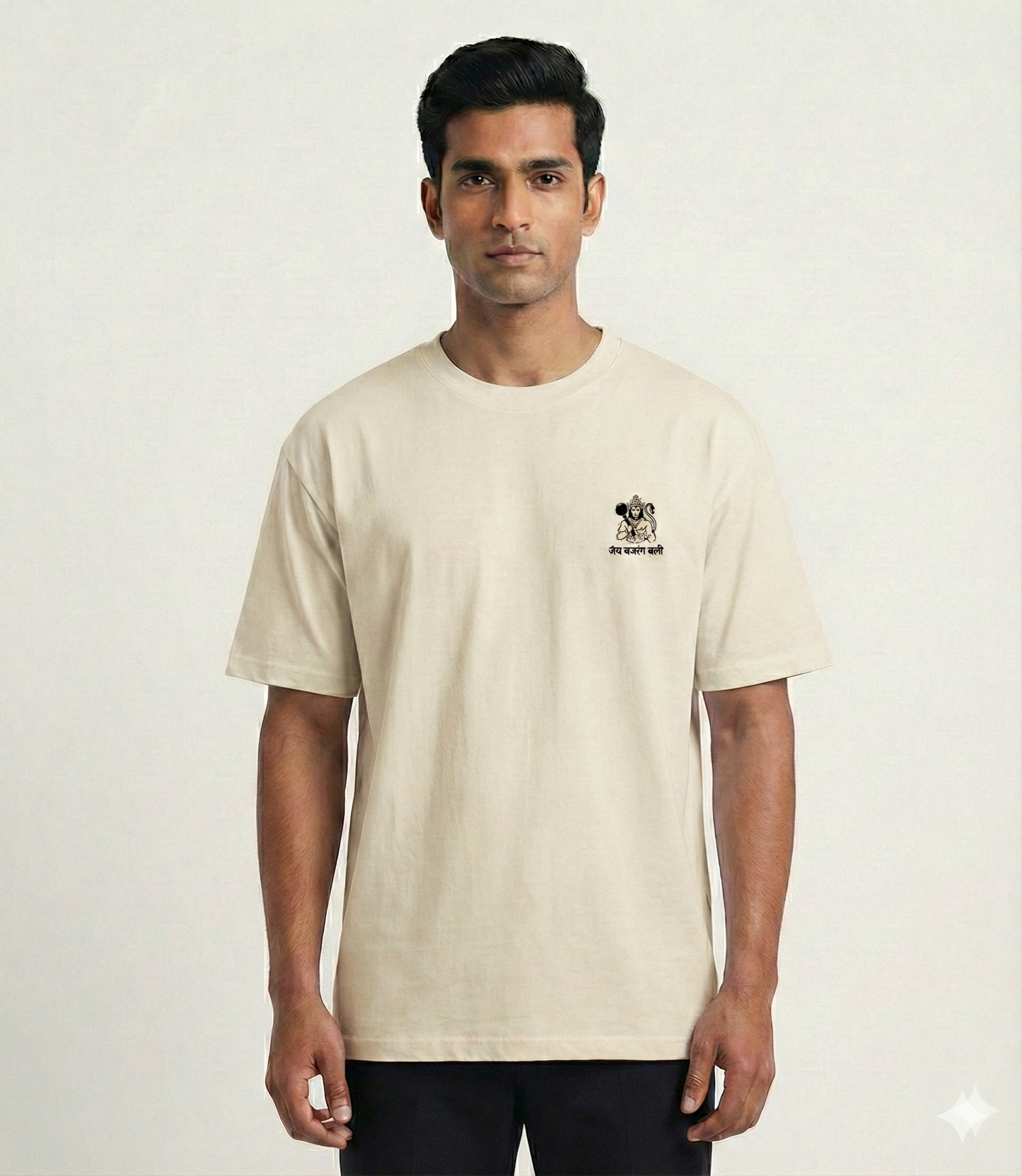 Hanuman Ji - Premium Bhakti Oversized T-Shirt