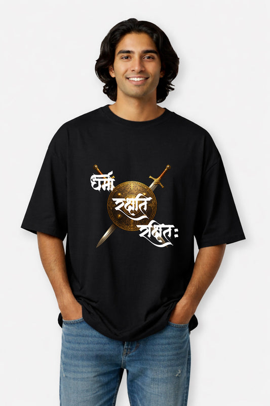 Dharma Rakshak Oversized T-Shirt