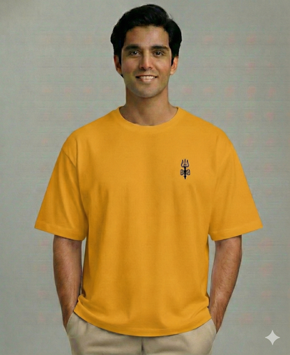 Shiva Trishul - Premium Oversized Bhakti T-shirt