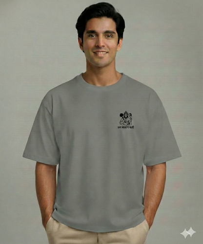 Hanuman Ji - Premium Bhakti Oversized T-Shirt