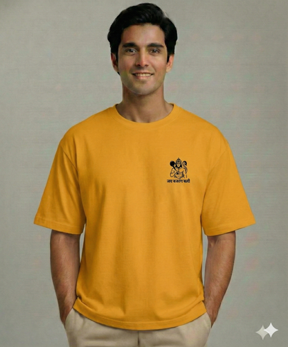Hanuman Ji - Premium Bhakti Oversized T-Shirt