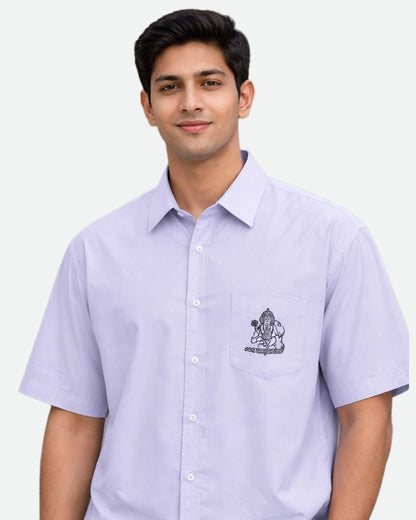 Bajrang Bali – Pocket Embroidery Oversized Shirt