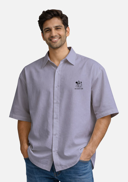 Bajrang Bali – Pocket Embroidery Oversized Shirt