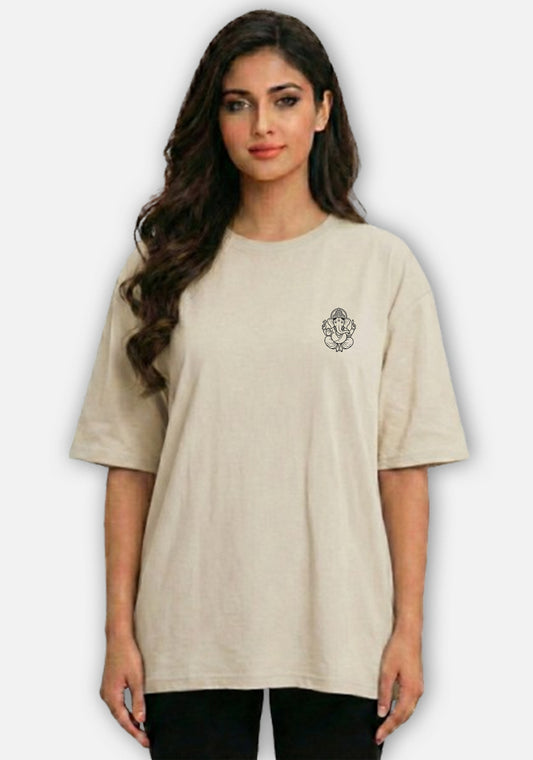 Shri Ganesha Oversized Classic T-Shirt