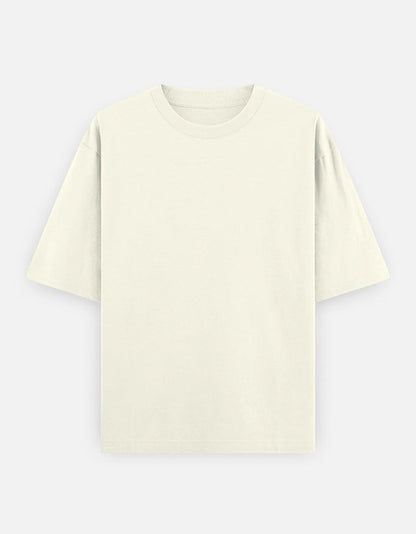 Print 999 cream heavyweight cotton oversized unisex t-shirt with a relaxed slouchy fit and crew neckline.