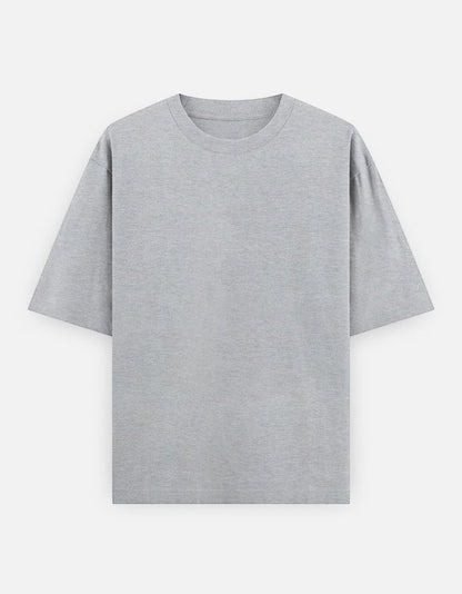 Print 999 grey heavyweight cotton oversized t-shirt with a relaxed unisex fit and dropped shoulders.