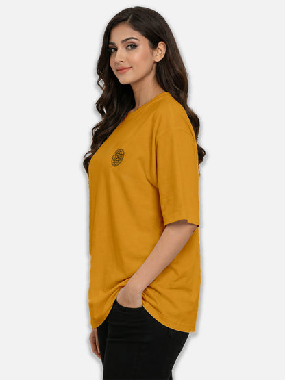 Om Sri Yantra – Premium Bhakti Oversized T-Shirt Women