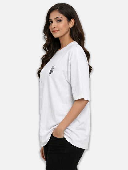 Shiva Trishul - Premium Oversized Bhakti T-shirt Women