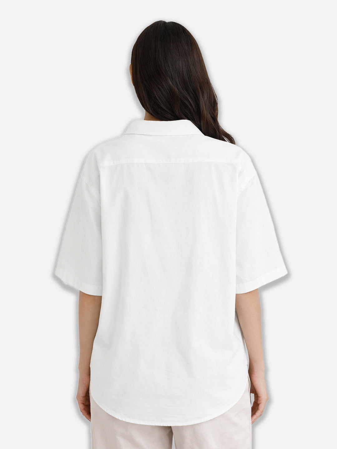 Bajrang Bali – Pocket Embroidery Oversized Shirt Women