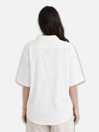 Bajrang Bali – Pocket Embroidery Oversized Shirt Women