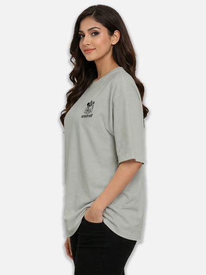 Hanuman Ji - Premium Bhakti Oversized T-Shirt Women